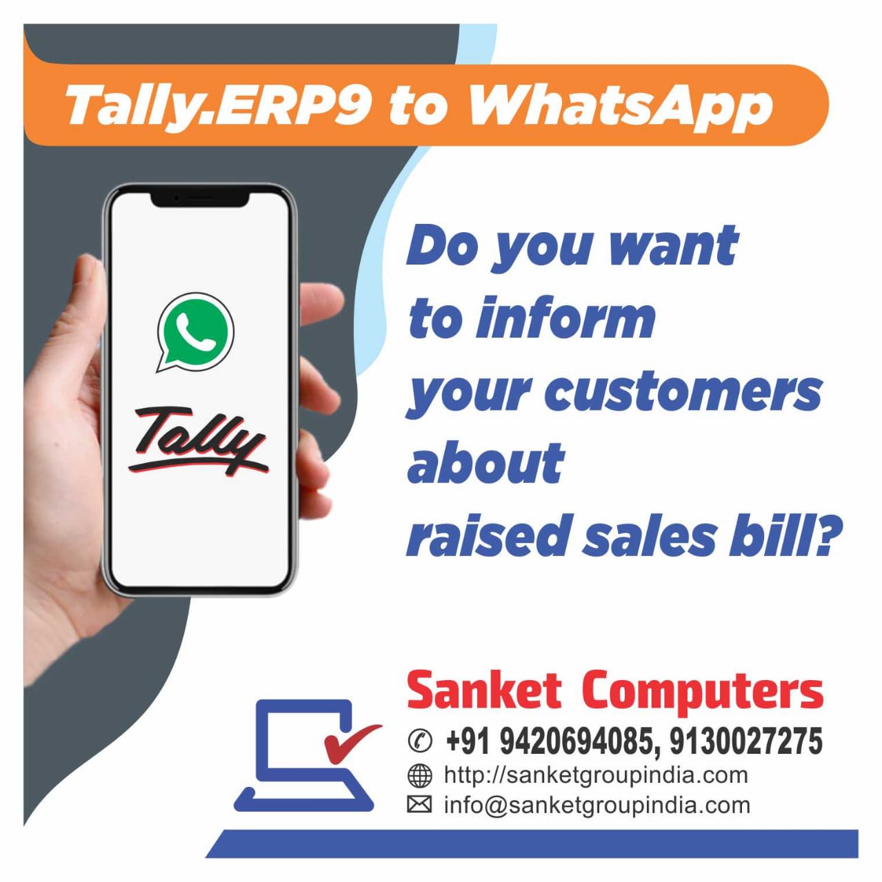 Tally to WhatsApp