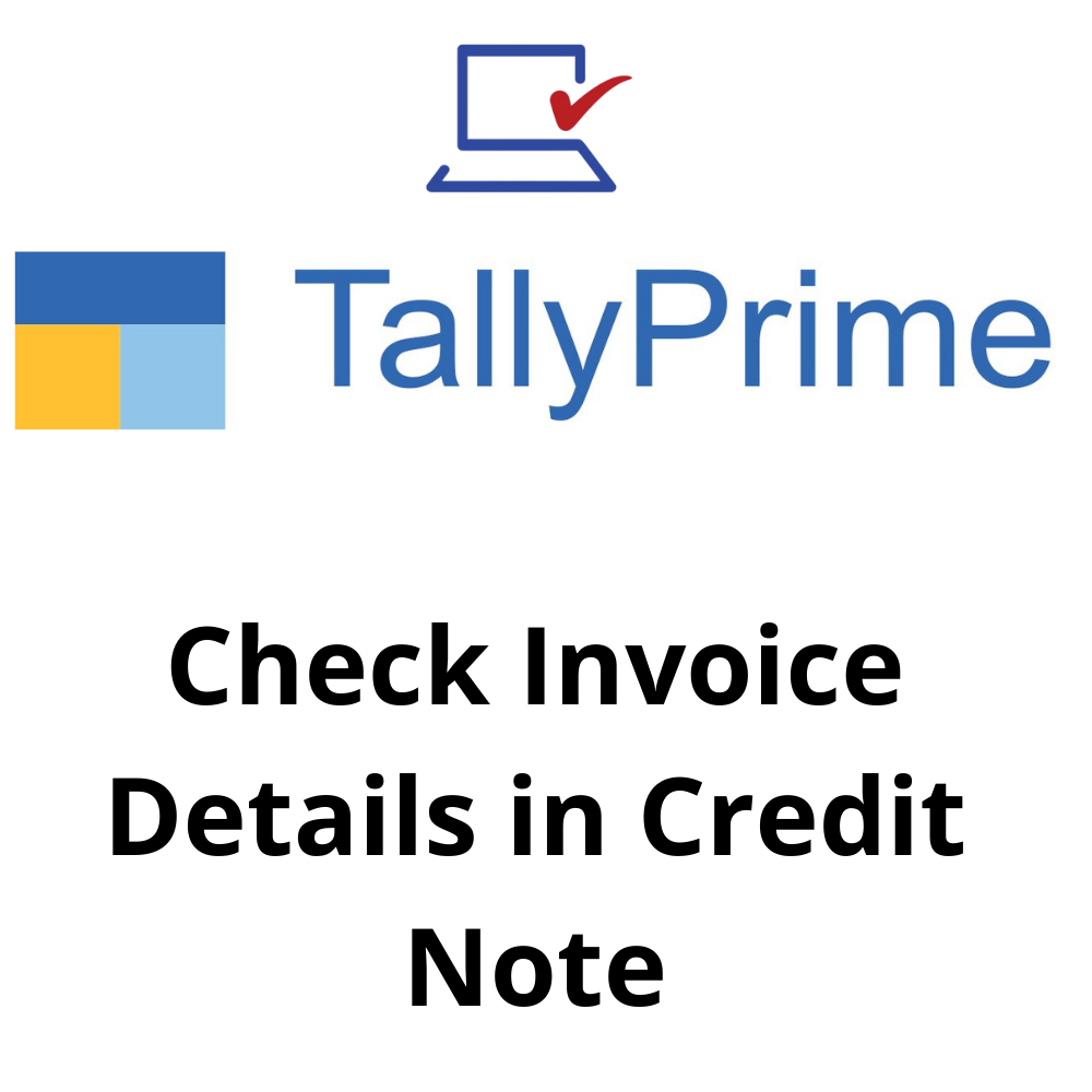 Check Invoice Details in Credit Note