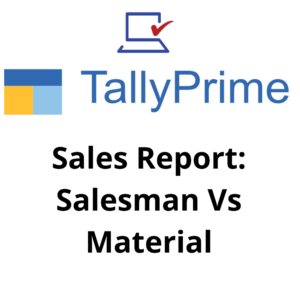 Sales Report: Salesman Vs Material