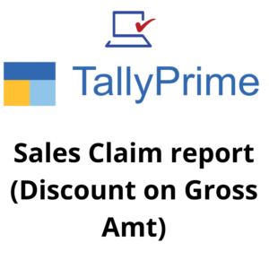Sales Claim report (Discount on Gross Amt)